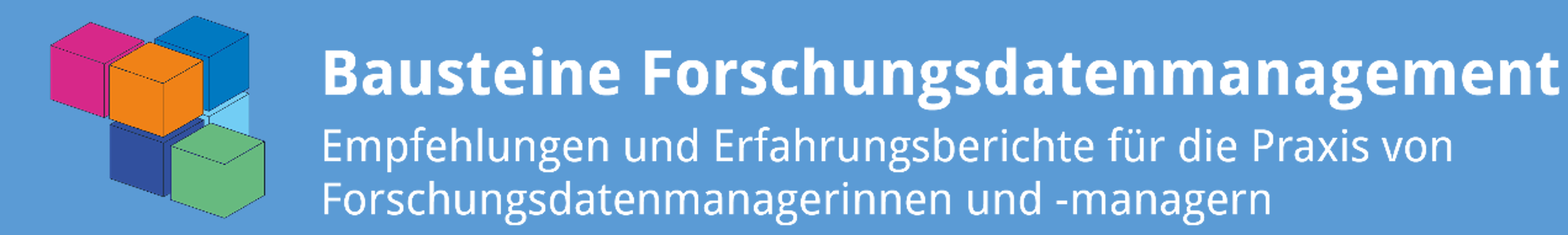 Bausteine Forschungsdatenmanagement Logo